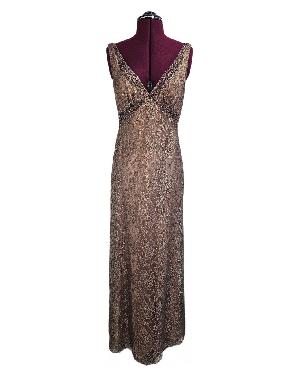 Vintage Y2K Niki by Niki Livas Formal Beaded Fairycore Romantic Evening Gown